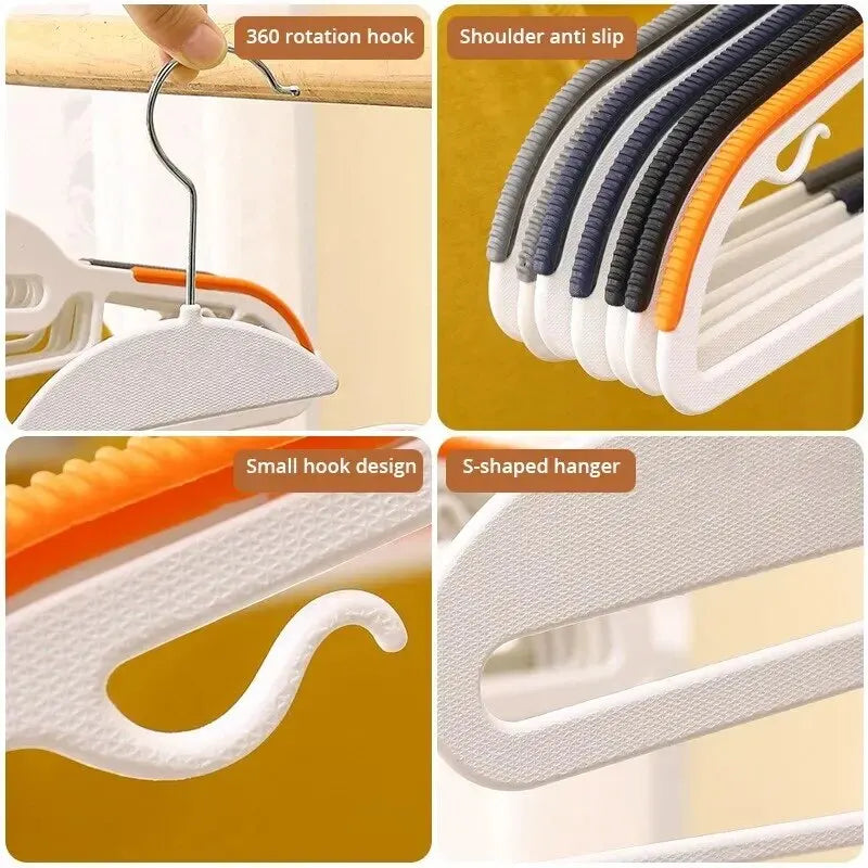 10Pcs Multifunctional Household Clothes Hanger