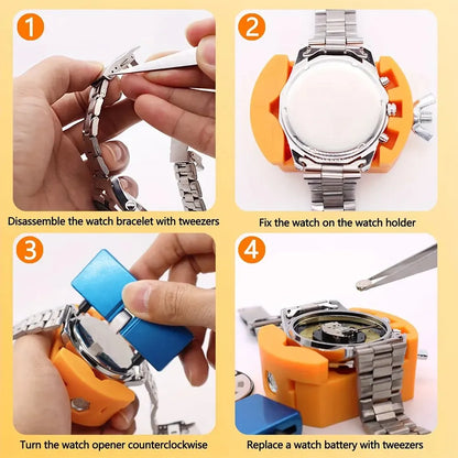 3 in 1 Watch Repair Tool Set Watch Back Remover