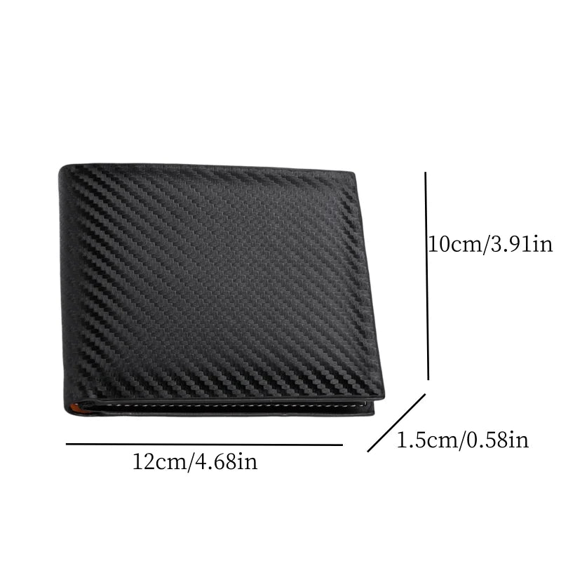 Carbon Fiber Mens Wallet Card Holder