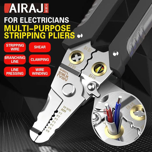 AIRAJ Multifunctional Universal Wire Stripping Pliers