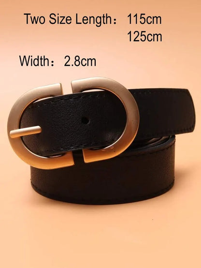 Womens Leather Belt for Jeans Pants Dress