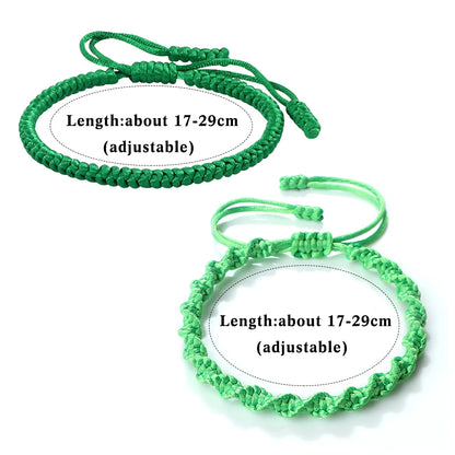 Multicolor Rope Lucky knots Womens Mens Bracelet