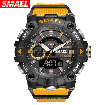 SMAEL Sport Watch Mens Shock Resistant 50M Waterproof