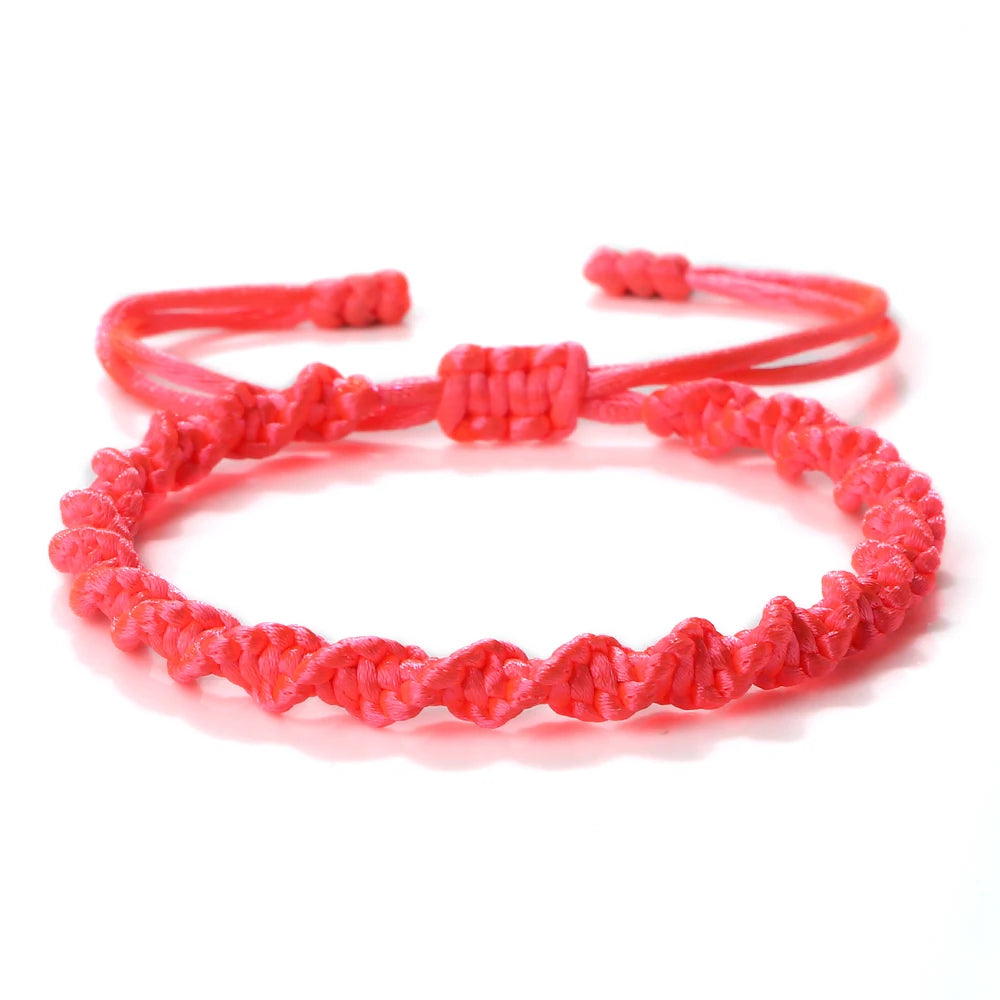 Multicolor Rope Lucky knots Womens Mens Bracelet