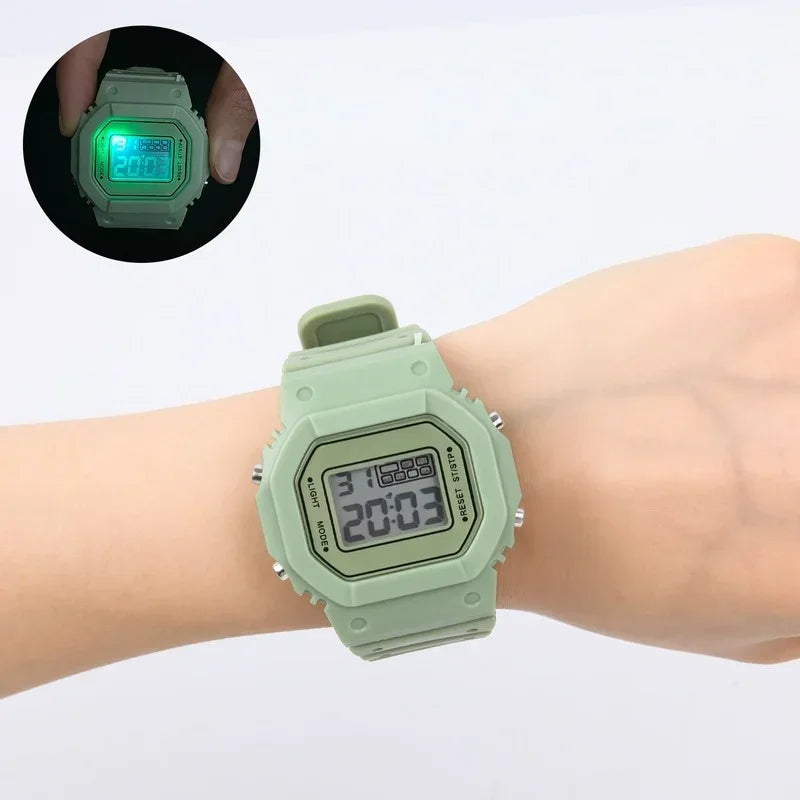 Kids Digital Watch Luminous Alarm Watch for Boys Girls