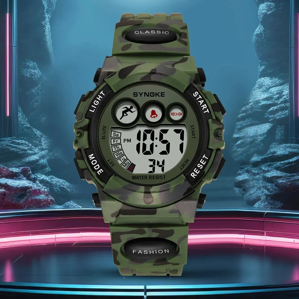 Student Sports Kids 50M Waterproof Children Digital Watch