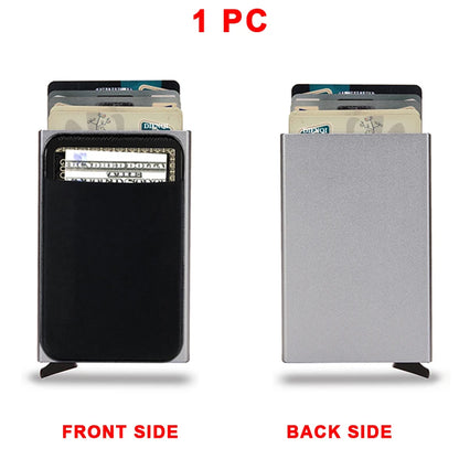 Multi Bank Credit Card Holder Mens RFID Slim Thin Wallet