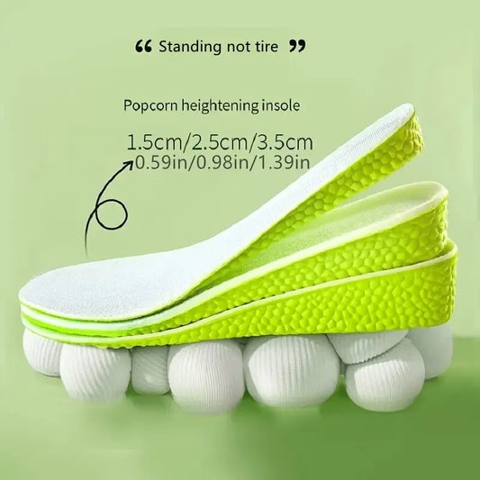 Invisible Height Increase Insoles Memory Foam Breathable Comfortable