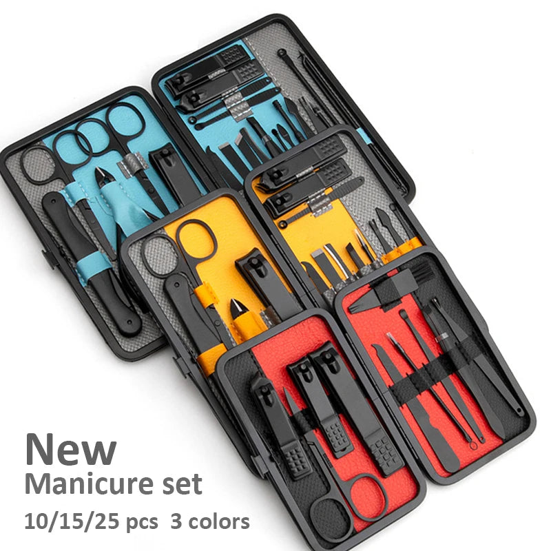 Manicure Set Professional Stainless Steel Pedicure Sets Nail Clipper