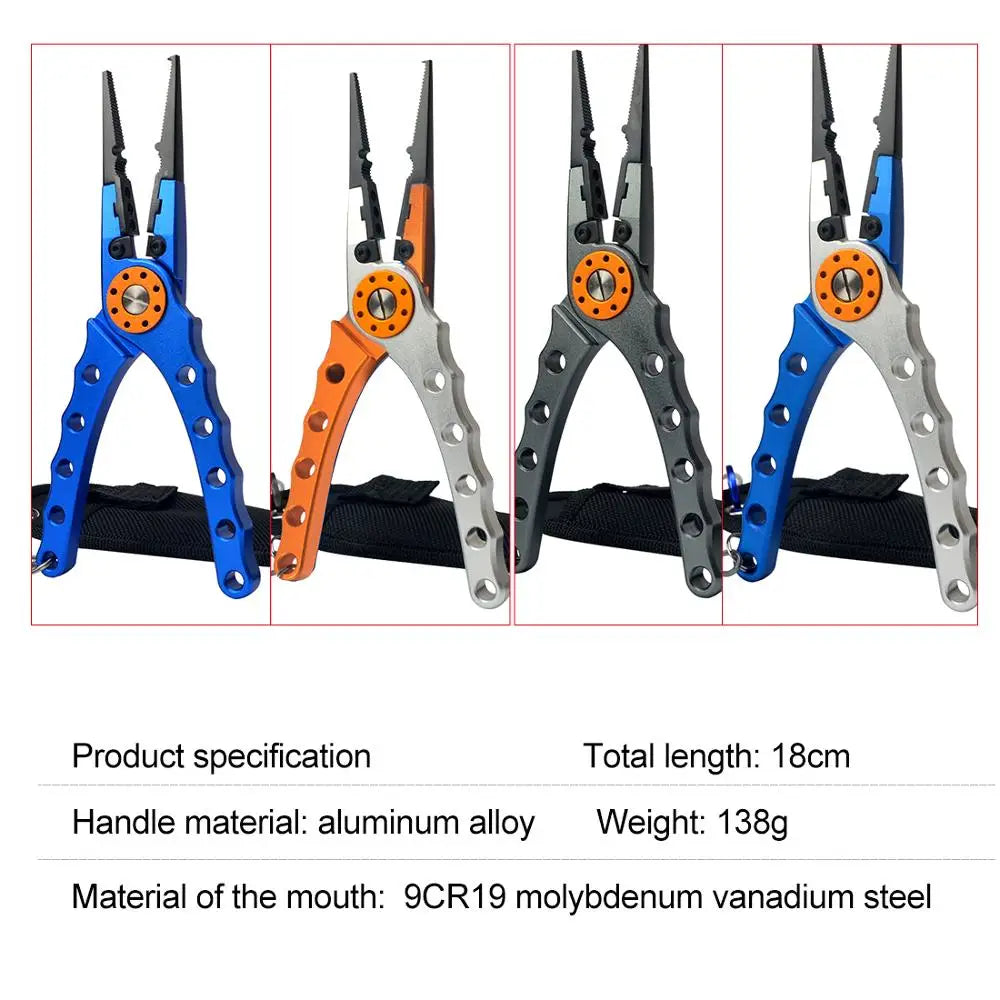 Fishing Pliers Line Cutter Knot Aluminum Alloy Scissors