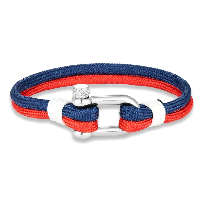 Navy Style Sport Camping Paracord Survival Bracelet for Men Women