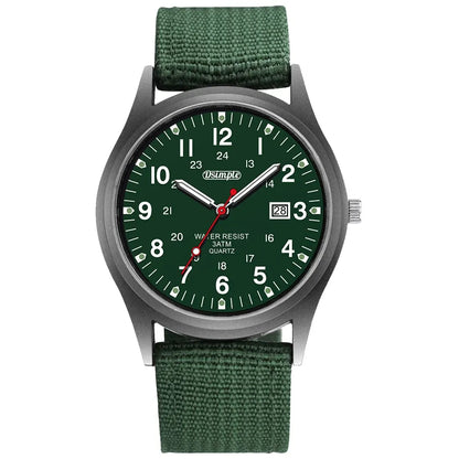 Fashion Mens Watch Luminous Hands Military Sports