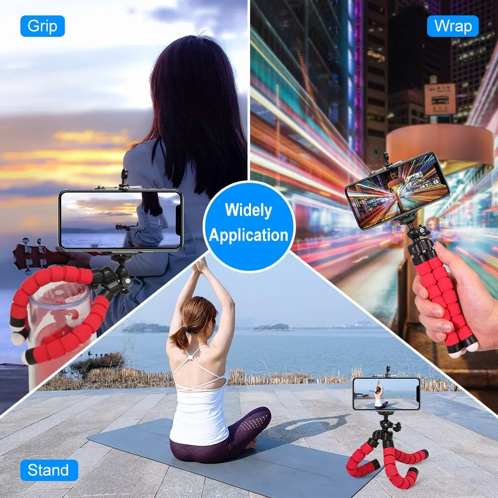 Flexible Sponge Octopus Mini Tripod for Phone