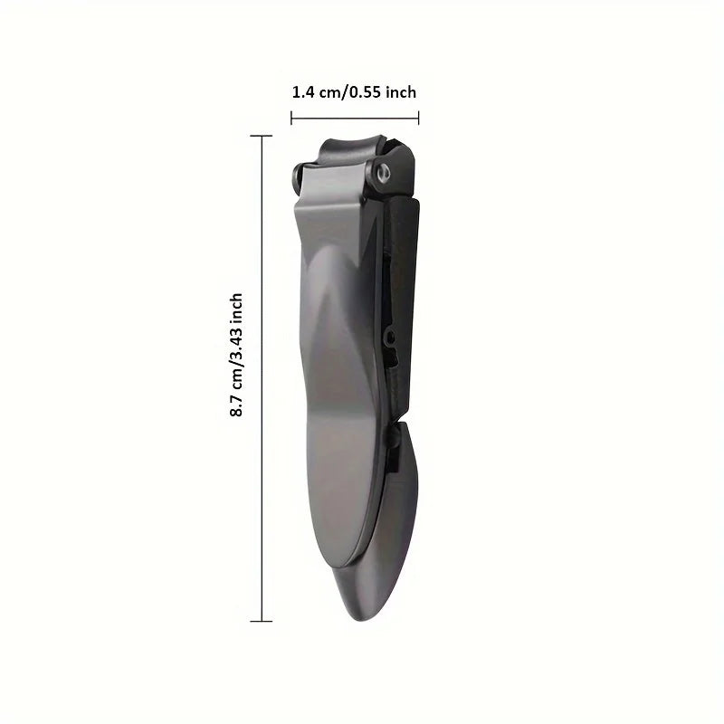 Nail Clippers for Men with Catcher Sharp Self Collecting Nail Cutters