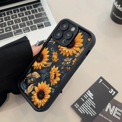 Flower Printed Phone Case For iPhone 15 14 13