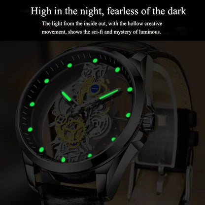 Mens Stainless Steel Strap Sports Quartz Watch