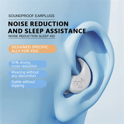 Anti Noise Silicone Earplugs Waterproof Swimming Ear Plugs