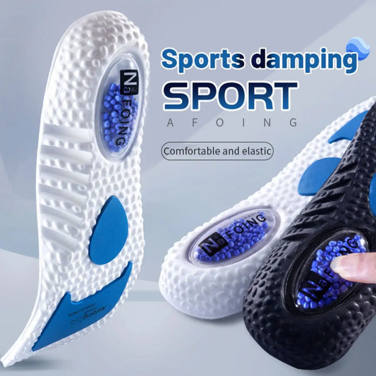 1Pair Upgrade Sports Shock Absorption Insole Breathable Arch Support