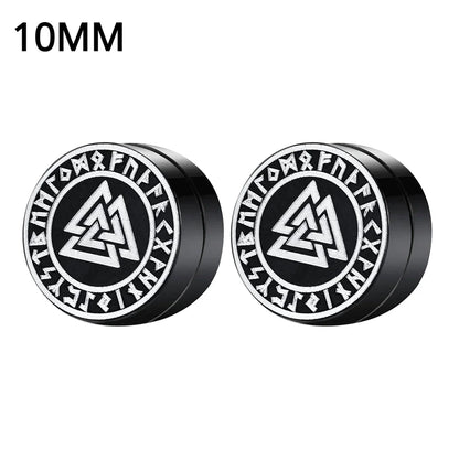 1Pairs Crystal Strong Magnetic Ear Stud Clip Earrings for Men and Women