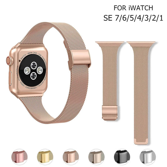 Stainless Steel Correa Bracelet Strap For Apple Watch IWatch