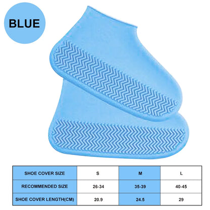 Waterproof Silicone Rain Shoe Covers Reusable Non Slip