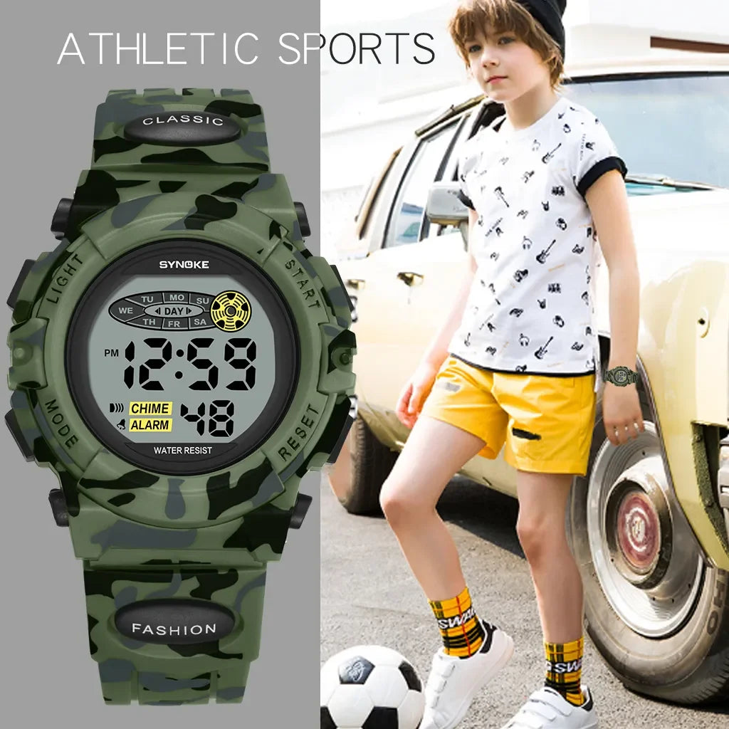 Student Sport Watch Kids Waterproof Children Digital Watch