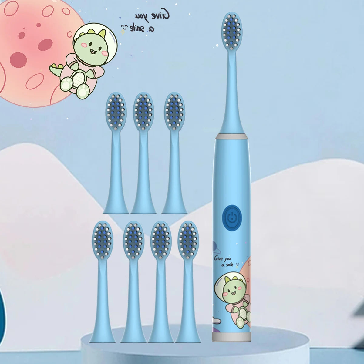 Childrens Electric Toothbrush Soft Hair Cleaning Brush