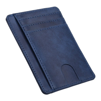 RFID Blocking Wallet Super Thin Mens Leather Card Holder