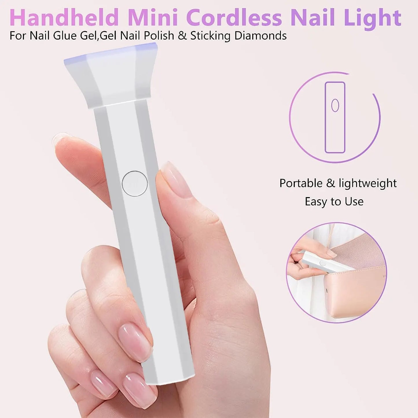 Portable Nail Dryer Lamp UV LED Light