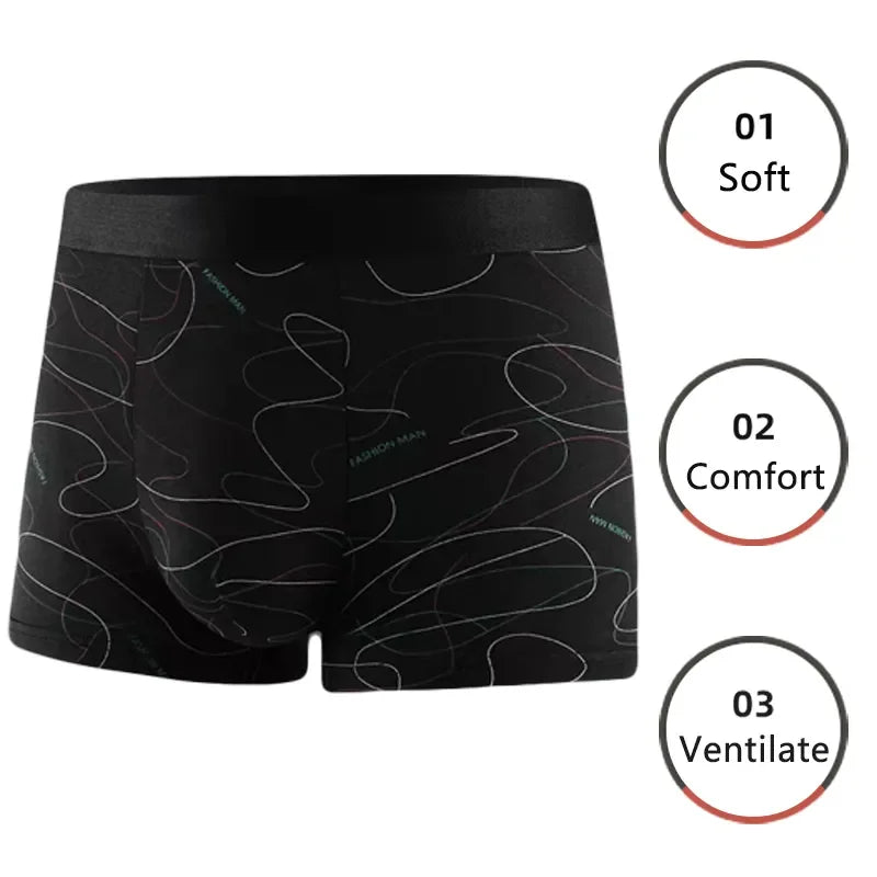 Stay Cool and Stylish 3 Pack Mens Boxer Sports Underwear