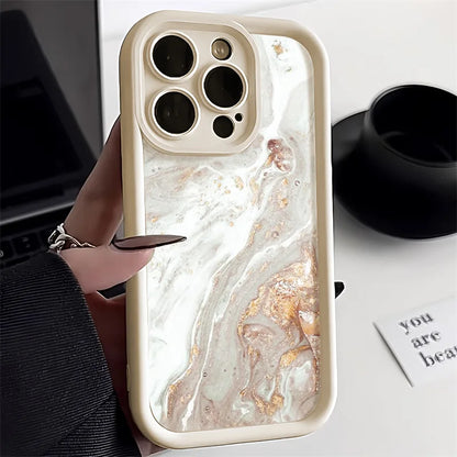 Marble Shockproof Soft TPU Silicone Phone Case For iPhone 15 14 13