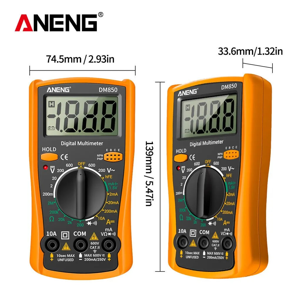 ANENG DM850 1999 Counts Digital Multimeter