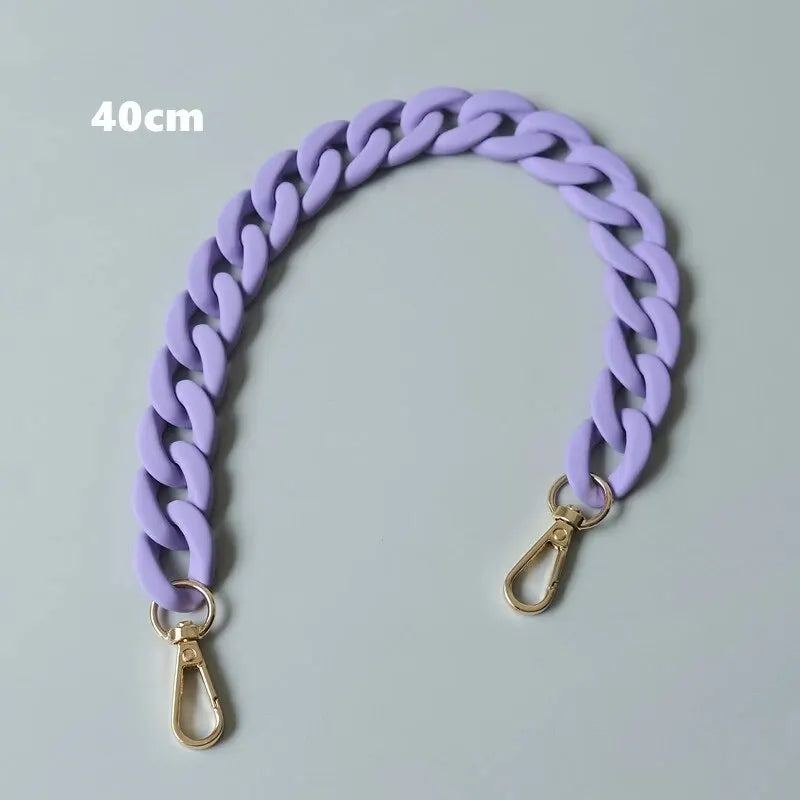 40cm Women Bag Strap Replacement Long Panel Wide Bag Chain