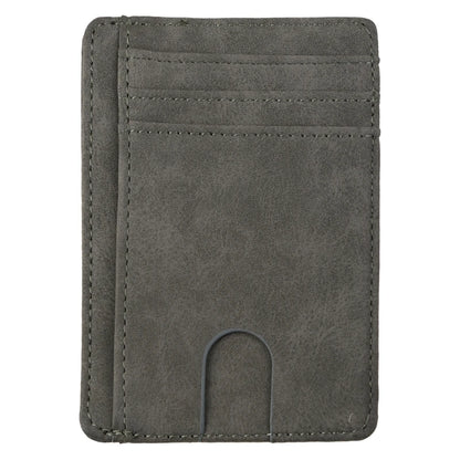 RFID Blocking Wallet Super Thin Mens Leather Card Holder