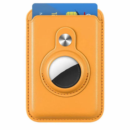 Magnetic Card Holder Wallet Built in AirTag Pocket for MagSafe for iPhone