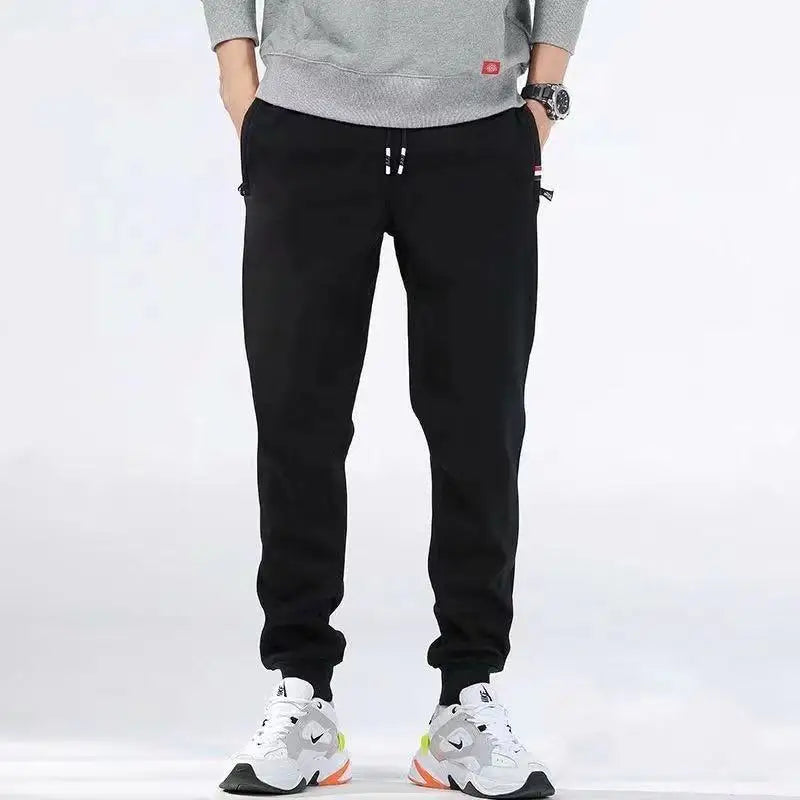 Winter Lambswool Warm Casual Pants Mens Fitness Jogging