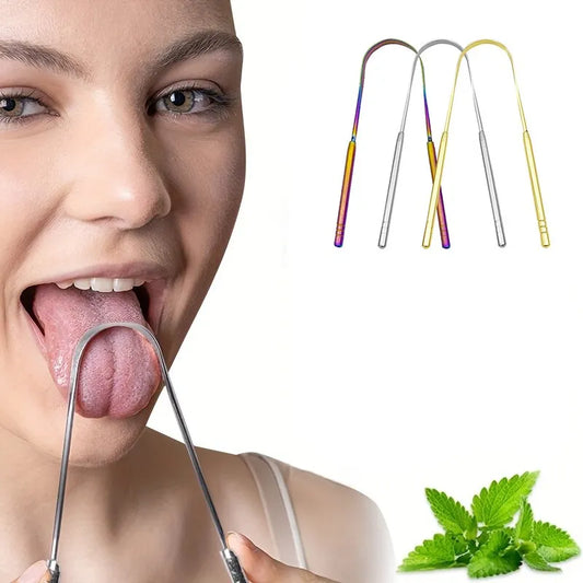 Stainless Steel Tongue Scraper Cleaners