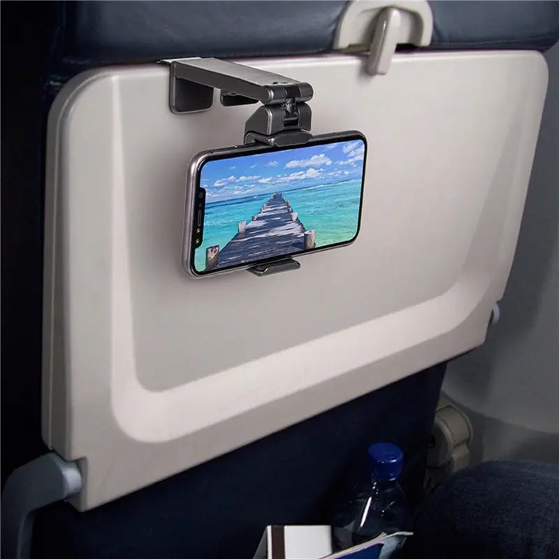 Airplane Phone Holder Portable Travel Stand Desk