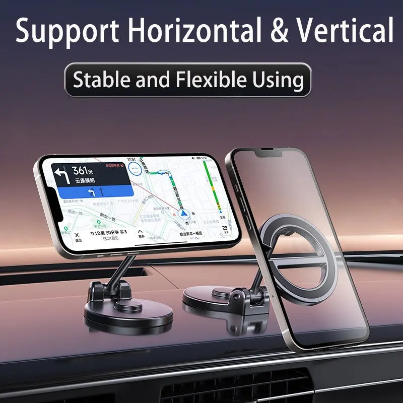 720 Rotate Magnetic Car Phone Holder Stand Magnet Mount