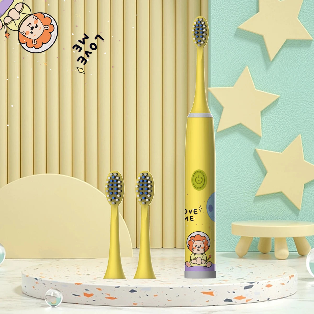 Childrens Electric Toothbrush Soft Hair Cleaning Brush