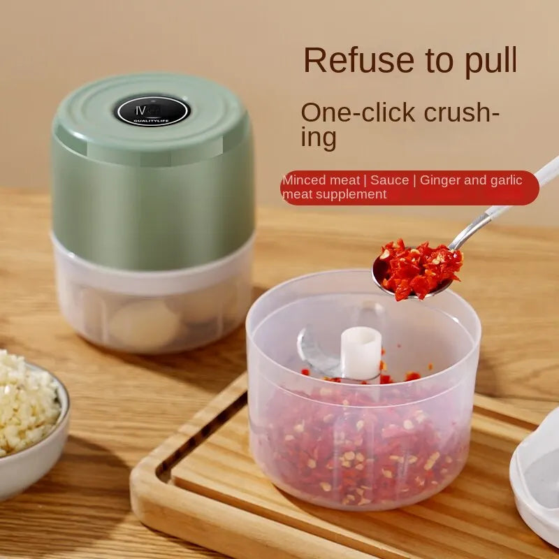 Electric Food Chopper Garlic Crusher Vegetable Chopper