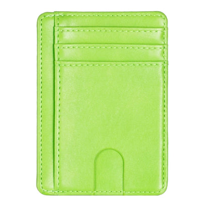 RFID Blocking Wallet Super Thin Mens Leather Card Holder