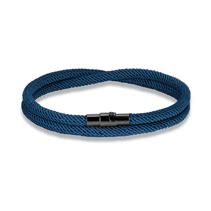 Minimalist Double Layer Rope Magnet Clasp Bracelet for Men Women