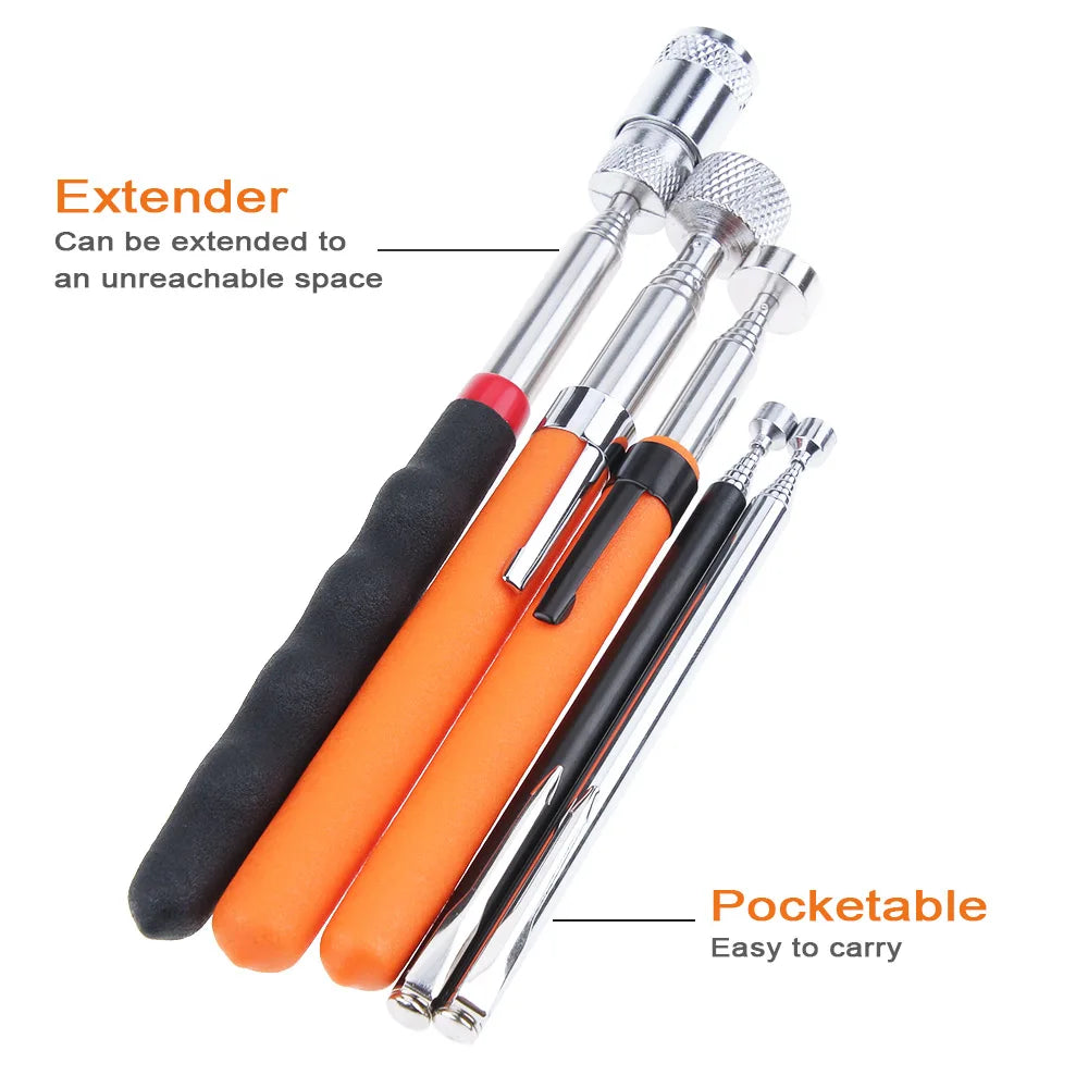 Mini Portable Telescopic Magnetic Magnet Pen Pickup Rod Stick