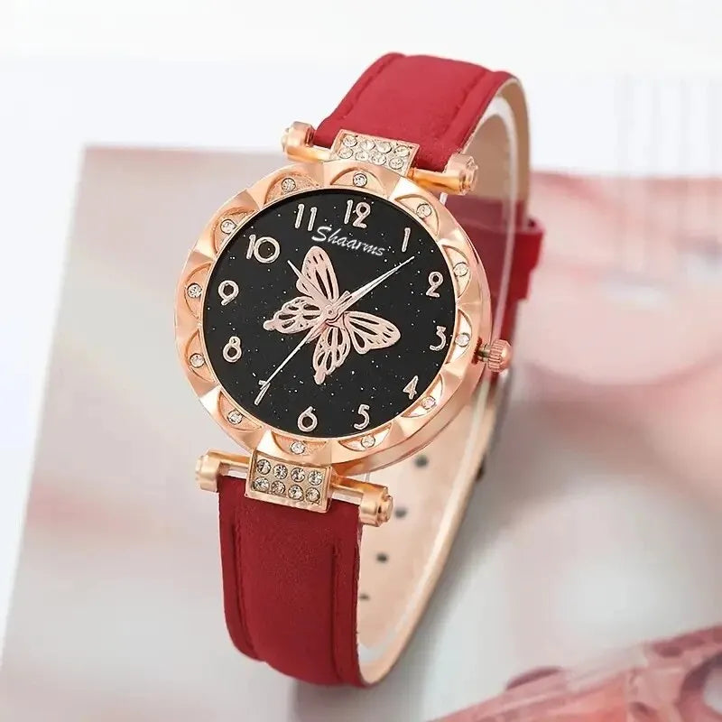 Women Luxury Watch Jewelry Set