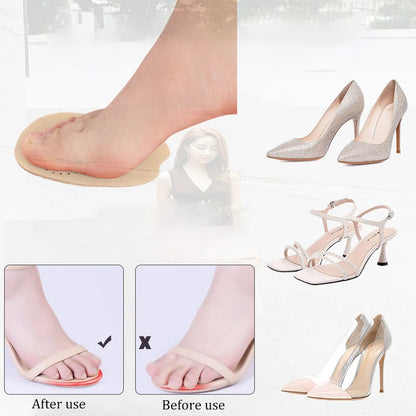 4pcs Toe Cushion Inserts for High Heels Ultimate Foot Care Solution