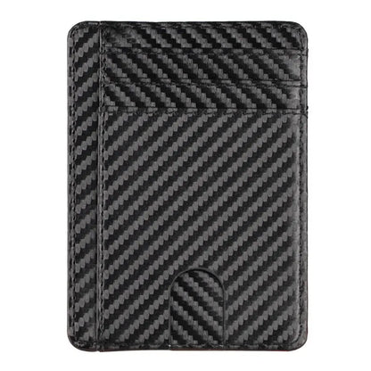 RFID Blocking Wallet Super Thin Mens Leather Card Holder