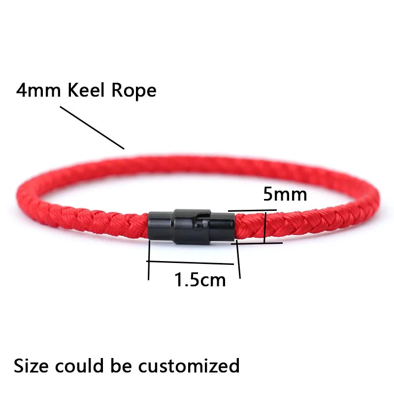 Grade A Keel Rope Bracelet Mens Femme Lucky Red Thread Bracelets