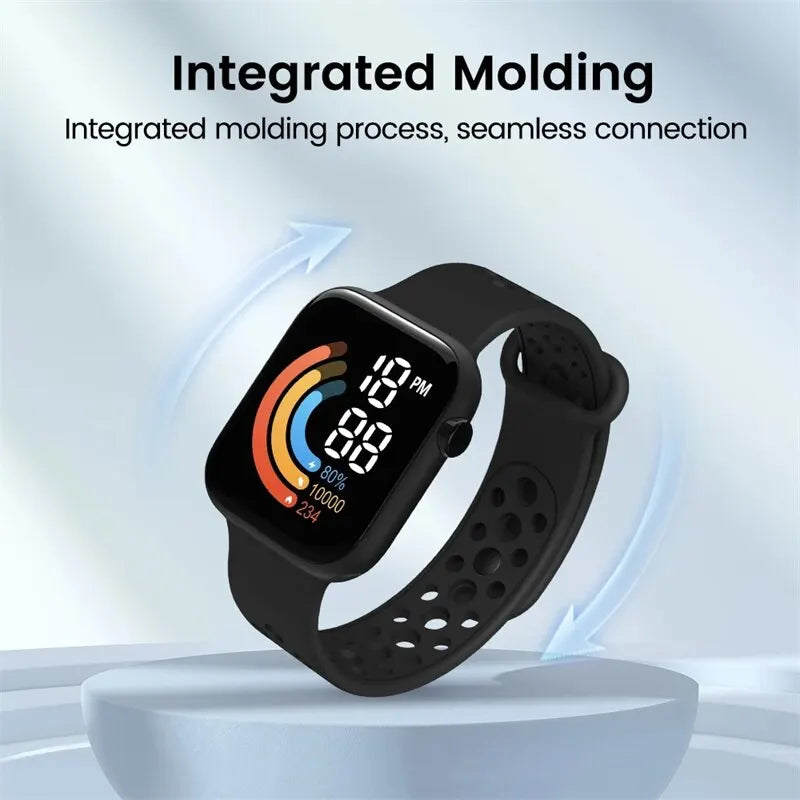 Kids LED Digital Sports Waterproof Silicone Watch