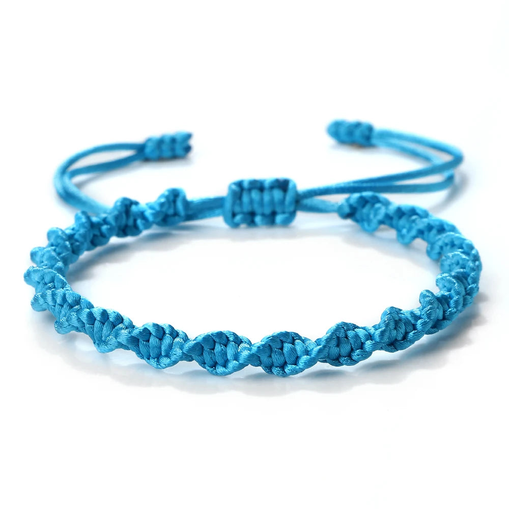 Multicolor Rope Lucky knots Womens Mens Bracelet